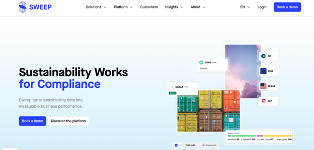 sweep website screenshot