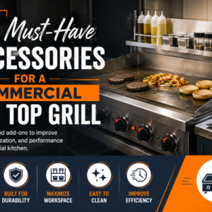 10 Must-Have Accessories for a Commercial Flat Top Grill
