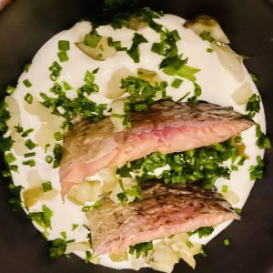 Cataloochee Ranch Trout Dip, a creation of Sous Chef Jeff Bankes at the property’s amazing Switchback restaurant in Maggie Valley, NC, is hands down, the most delicious dip I’ve ever tasted. Drop me an email and I’ll send you the recipe.