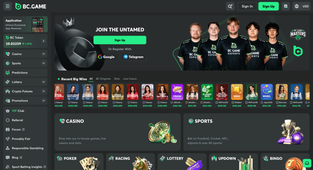 bc.game website screenshot