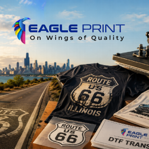 dtf illinois eagle print