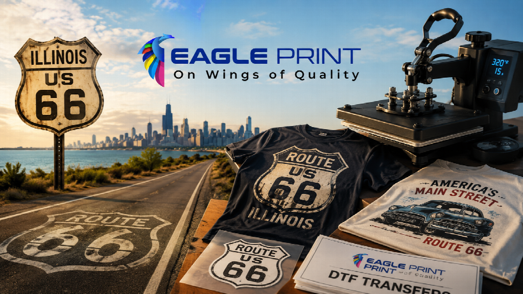 dtf illinois eagle print