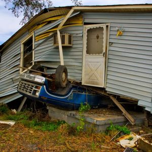 grey wreck house