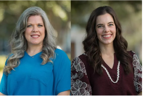 Chelcie Wilbanks, left, instructor of nursing (maternal/newborn), and Darbi Grace Wright, instructor of nursing (medical-surgical), have joined the Mississippi Christian University faculty.