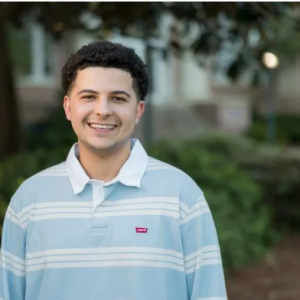 Marco Pineda. SGA president, hopes MC Day of Service will become an annual tradition during MC's Homecoming Week.