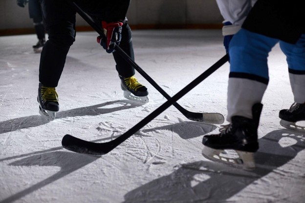 hockey players on ice