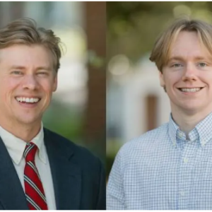 Myles Melancon, left, assistant professor of business (management), and Jacob Derrick, assistant professor of mathematics, have joined the Mississippi Christian University faculty.