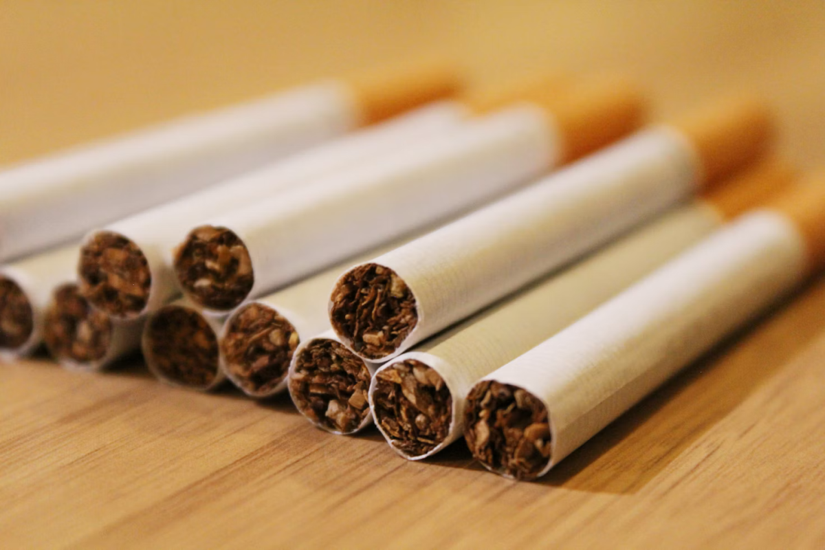 pile of cigarettes