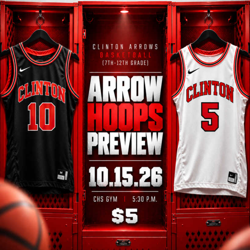 Clinton Arrows Hoops Preview Poster-2