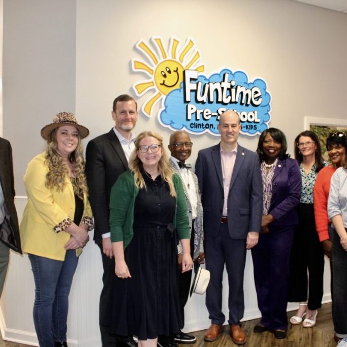 State legislators, early childhood leaders and community members and leaders recently toured FunTime Preschool and My First FunTime in recognition of this year’s Week of the Young Child.