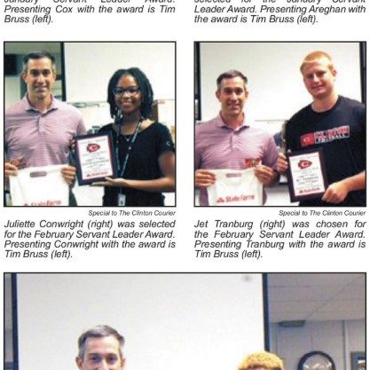 Sumner Hill Junior High names Servant Leaders, Teacher of the Quarter