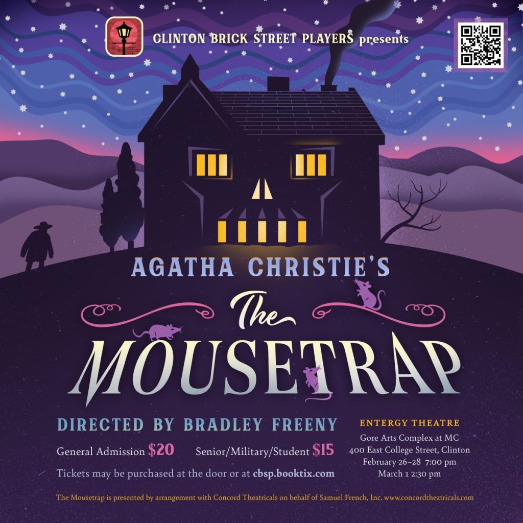 Tickets available to BSP’s The Mousetrap