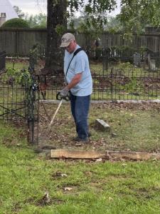 Keep Clinton Beautiful has cemetery workday