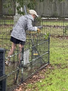 Keep Clinton Beautiful has cemetery workday
