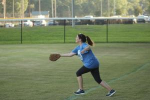 Summer softball league plays at Traceway