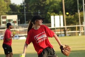 Summer softball league plays at Traceway