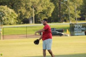 Summer softball league plays at Traceway