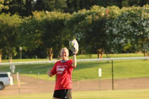 Summer softball league plays at Traceway