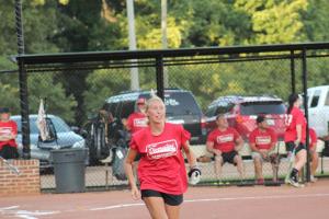 Summer softball league plays at Traceway