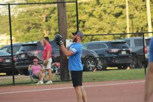 Summer softball league plays at Traceway