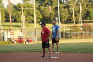 Summer softball league plays at Traceway