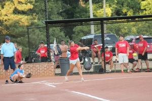 Summer softball league plays at Traceway