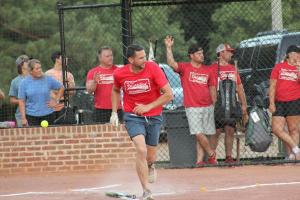 Summer softball league plays at Traceway