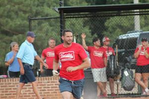 Summer softball league plays at Traceway