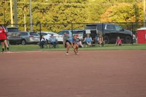 Summer softball league plays at Traceway