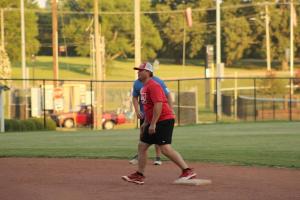 Summer softball league plays at Traceway