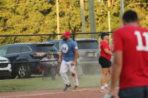 Summer softball league plays at Traceway