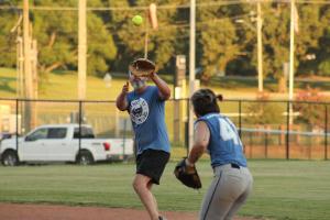Summer softball league plays at Traceway