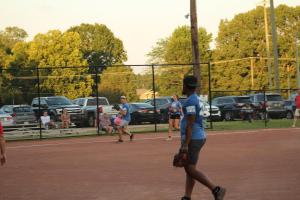 Summer softball league plays at Traceway