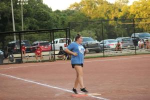 Summer softball league plays at Traceway