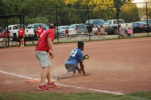Summer softball league plays at Traceway