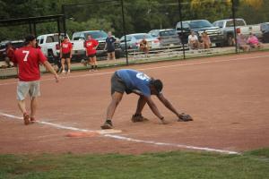 Summer softball league plays at Traceway