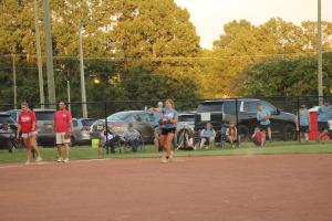 Summer softball league plays at Traceway