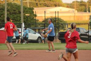 Summer softball league plays at Traceway