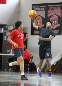 Teachers vs. students basketball game