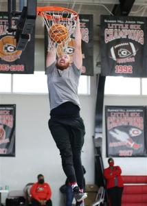 Teachers vs. students basketball game